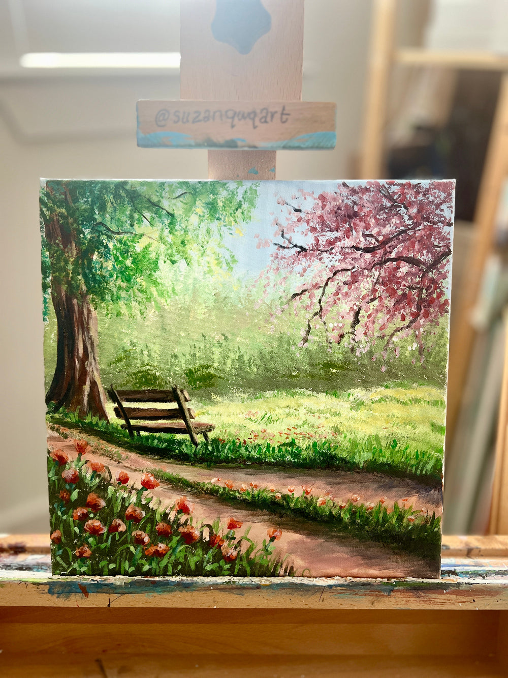 original painting on canvas